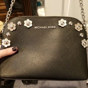 Michael Kors Floral Appliqué Crossbody - Rare!!